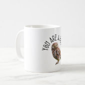 O ist für Owl Kaffeetasse (Vorderseite Links)