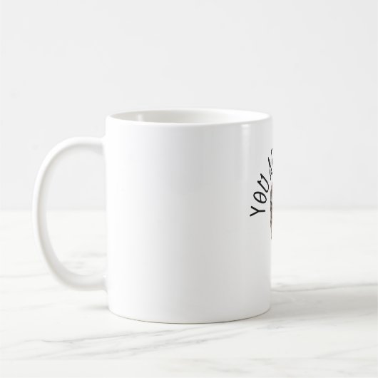 O ist für Owl Kaffeetasse (Links)