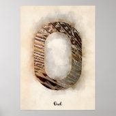 O ist für Schale Poster (Vorne)