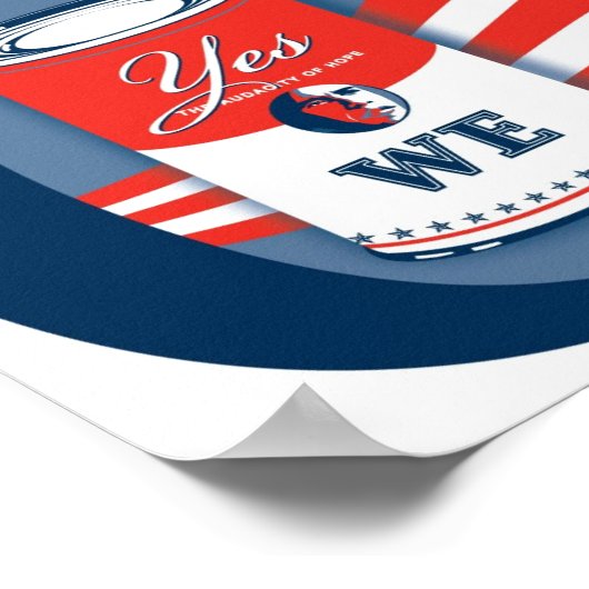 "O, ja, wir können" Poster (Ecke)