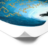 O Jesus Christus, dein Manager ist Print Poster (Ecke)