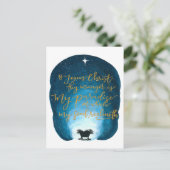 O Jesus Christus, dein Verwalter ist Postkarte (Stehend Vorderseite)