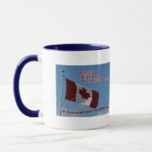 O Kanada...Glücklicher Erntedankfest Tasse (Links)