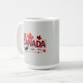 O Kanada Stark & Frei Elch ID1314 Kaffeetasse (Vorderseite Links)