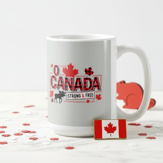 O Kanada Stark & Frei Elch ID1314 Kaffeetasse