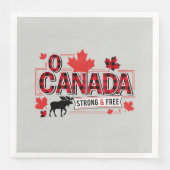 O Kanada Stark & Frei Elch ID1314 Serviette (Vorderseite)