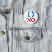 O keine Obama-T-Shirts Button (Beispiel)