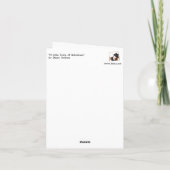 O Kleine Stadt Bethlehem. Weihnachtskarte Karte (Rückseite)