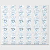 O komm alle deine glückliche Taube religiöse Weihn Geschenkpapier (Flach)