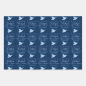 O komm alle deine glücklichen blauen religiösen We Geschenkpapier Set (Vorderseite 2)