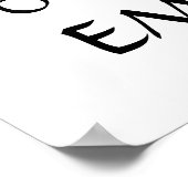 O komm, komm, Emmanuel Advent Poster (Ecke)