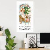 O komm, komm, Emmanuel Advent Poster (Heimbüro)