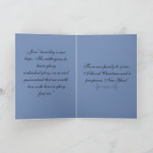 O Komm Lass uns Adore Ihm Afrozentrische Weihnacht Dankeskarte (Innenseite)