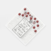 O Komm, lass uns Adore Ihm Christus, den Herrn, We Serviette (Ecke)