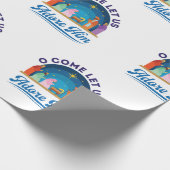 O Komm Lass uns Adore Ihm Weihnachten Christlich J Geschenkpapier (Ecke)