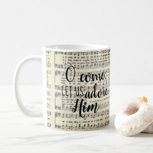 O komm, Lass uns Adore Ihn Kaffeetasse