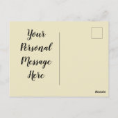 O komm, Lass uns Adore Ihn Postkarte (Rückseite)