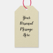 O komm, Lass uns Adore zu seinen Geschenktafeln Geschenkanhänger (Rückseite)