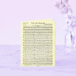 "O komm, o komm, Emmanuel" Advent Grußkarte Karte