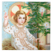 O komm, o komm, Emmanuel (Detail) Advent Fliese (Vorderseite)