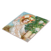 O komm, o komm, Emmanuel (Detail) Advent Fliese (Seite)