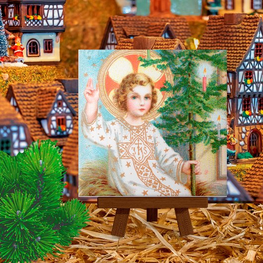 O komm, o komm, Emmanuel (Detail) Advent Fliese