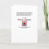 O komm, o komm, Emmanuel (Detail) Advent Karte (Rückseite)