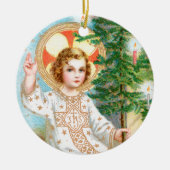 O komm, o komm, Emmanuel (Detail) Advent Keramik Ornament (Vorne)