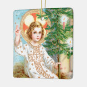 O komm, o komm, Emmanuel (Detail) Advent Keramikornament (Links)