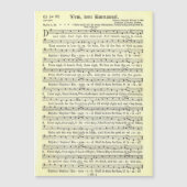 "O komm, o komm, Emmanuel, Magnetkarte (Vorderseite)