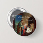 O kommen, O kommen Immanuel Button (Vorne & Hinten)