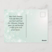 O Lass uns Adore Drei Weisen Weihnachten Postkarte (Rückseite)