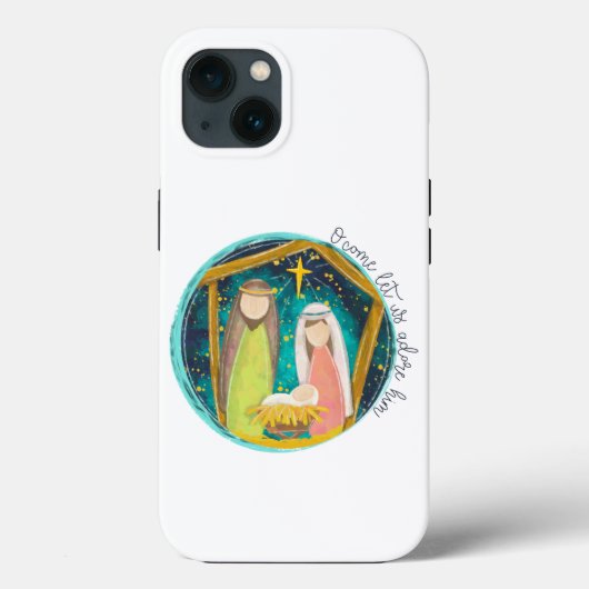 O Lass uns Adore Ihm Case-Mate iPhone Hülle (Rückseite)