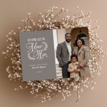 O Lass uns Adore Ihm Foto Weihnachten