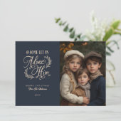 O Lass uns Adore Ihm Foto Weihnachten (Stehend Vorderseite)