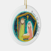 O Lass uns Adore Ihm Keramik Ornament (Rechts)