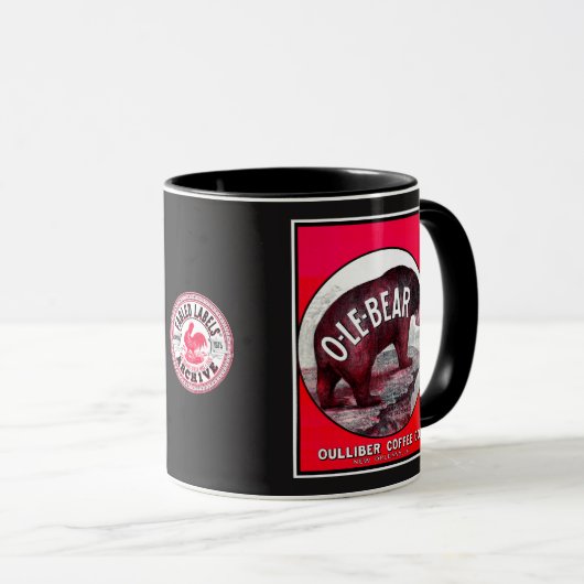 O-Le-Bear-Kaffee Tasse (VorderseiteRechts)