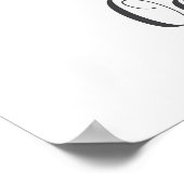 O Letter Monogram Greenerity Kinderzimmer Name Wal Poster (Ecke)