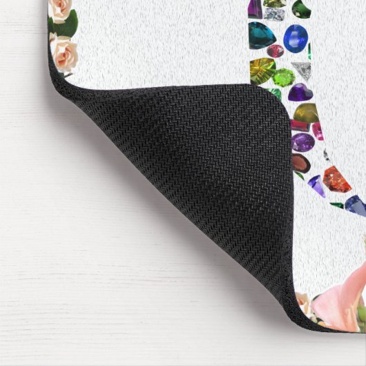 O Letter Monogram Mousepad (Ecke)