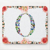 O Letter Monogram Mousepad (Vorne)