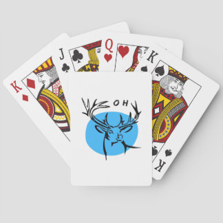 O Lieber Oh Lieber Blaue Whimsical Ästhetik  Spielkarten