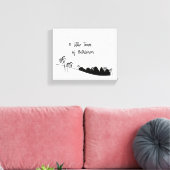 O Little Town Bethlehem Wrapped Canvas Art Leinwanddruck (Insitu (Wohnzimmer))