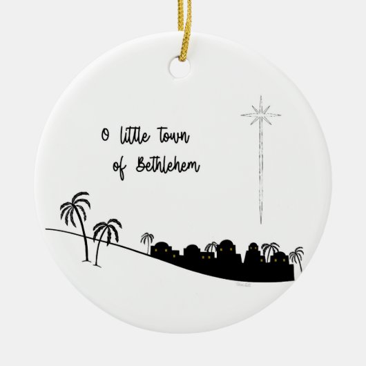 O Little Town of Bethlehem 2 Ornament (Vorne)