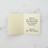 O Little Town of Bethlehem Feiertagskarte (Innenseite)