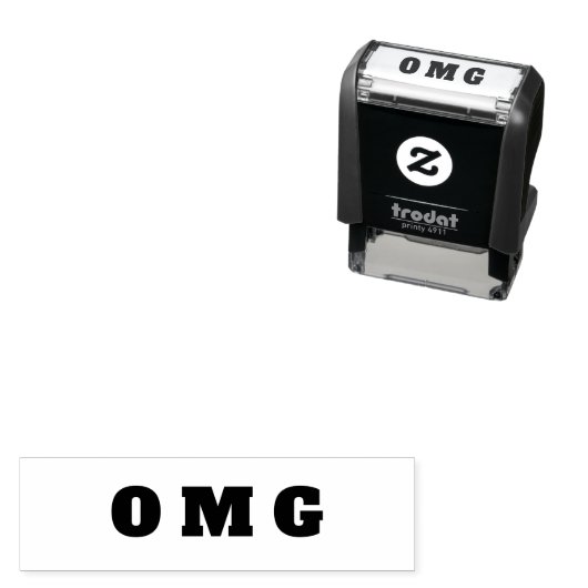 O M G Bold Permastempel (Beispiel)