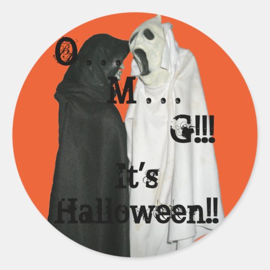 O . . . M. . . G! RUNDER AUFKLEBER (Vorderseite)