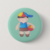 O Menino de Boné e a Bola Button (Vorderseite)