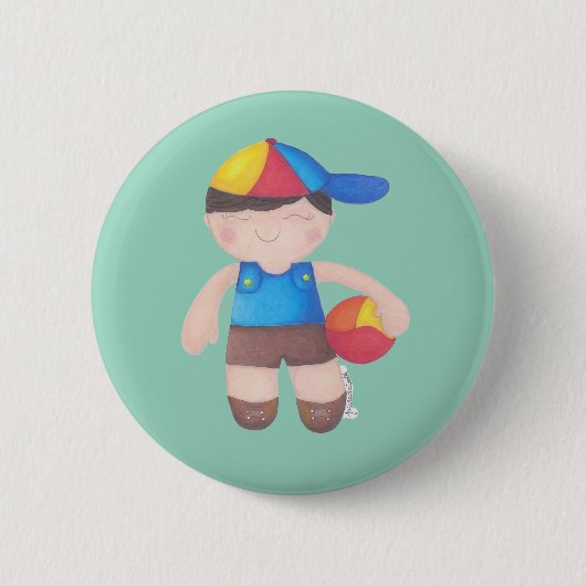 O Menino de Boné e a Bola Button (Vorderseite)