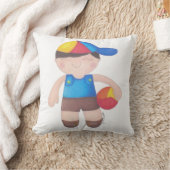 O Menino de Boné e a Bola Kissen (Decke)