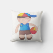 O Menino de Boné e a Bola Kissen (Vorderseite)